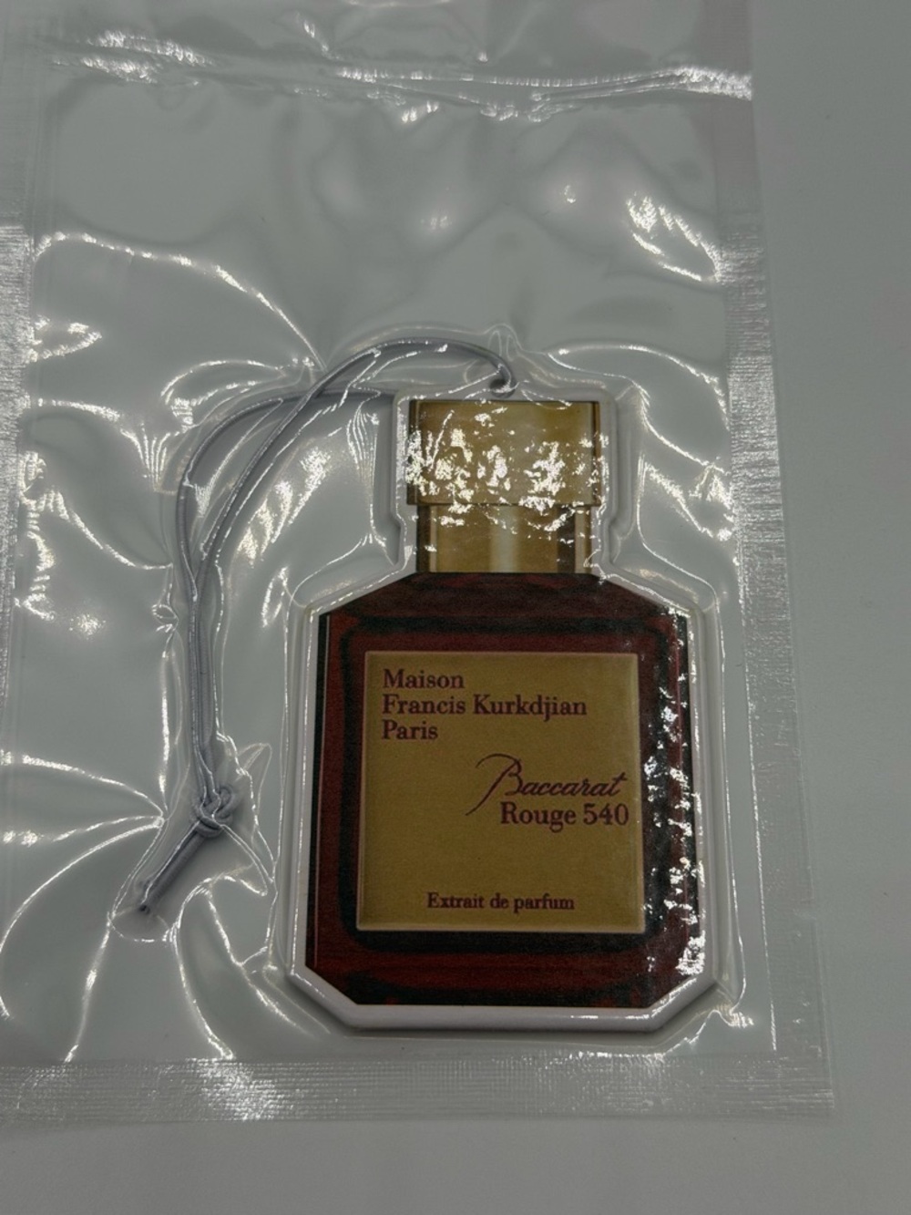Maison Francis Kurkdjian Air Freshener Tag - Red/Gold